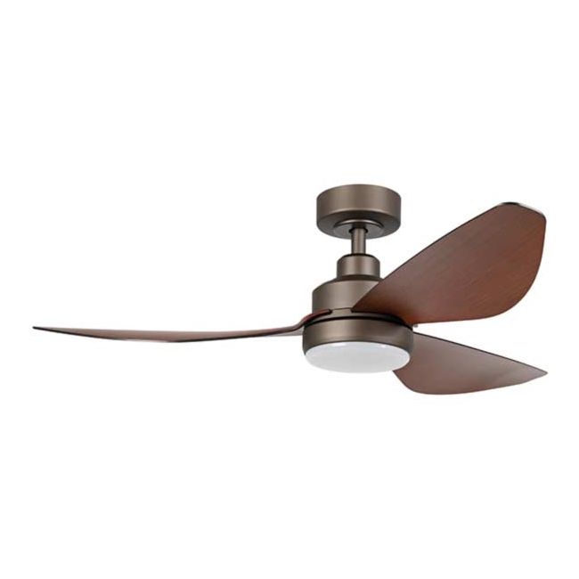 Torquay 48" DC Eglo Ceiling Fan with LED Light in Oil Rubbed Bronze and Koa 20522812