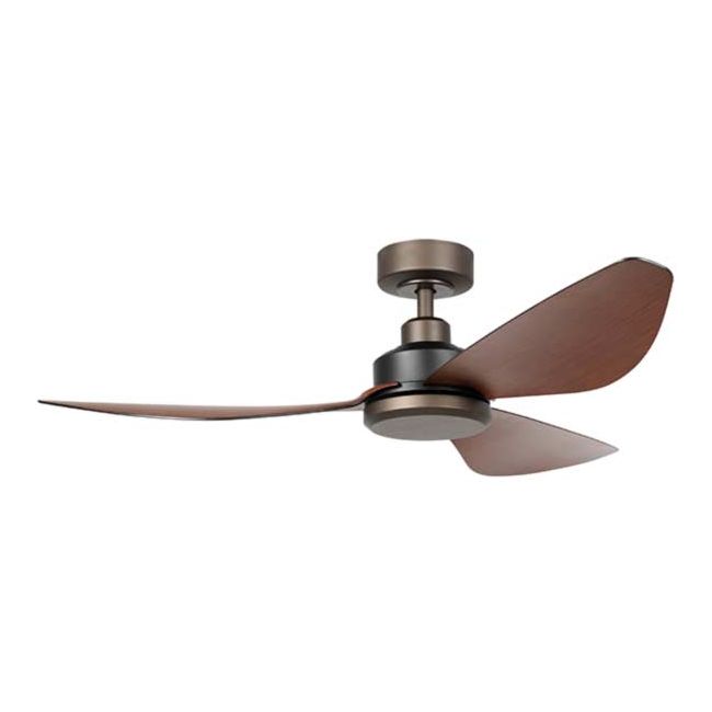 Torquay 48" DC Eglo Remote Ceiling Fan in Oil Rubbed Bronze and Koa 20522712