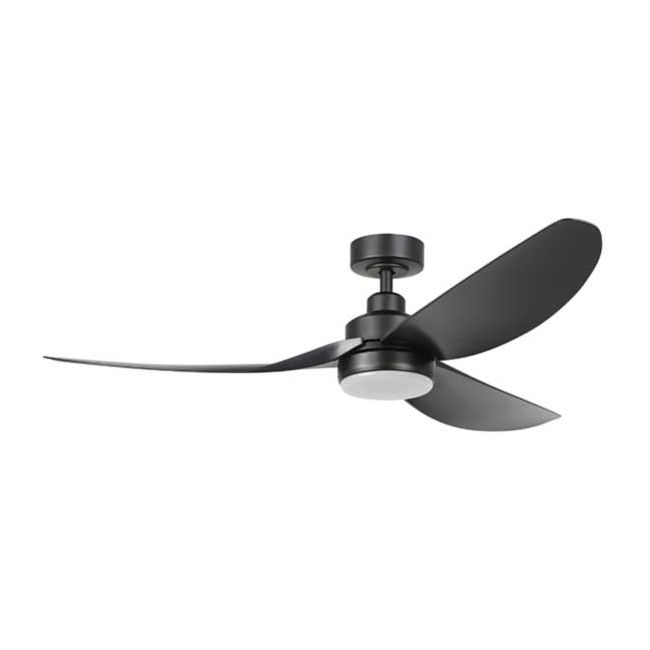 Torquay 56" DC Eglo Ceiling Fan with LED Light in Matt Black 20523102