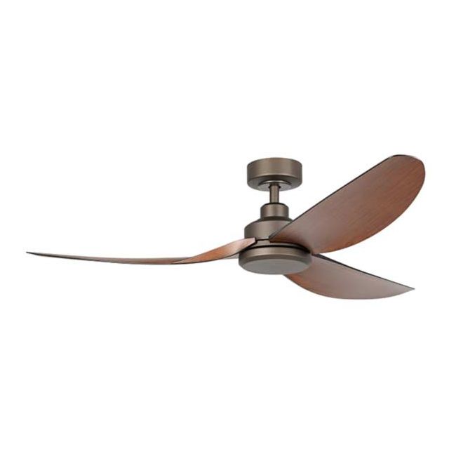 Torquay 56" DC Eglo Remote Ceiling Fan in Oil Rubbed Bronze and Koa 20522912