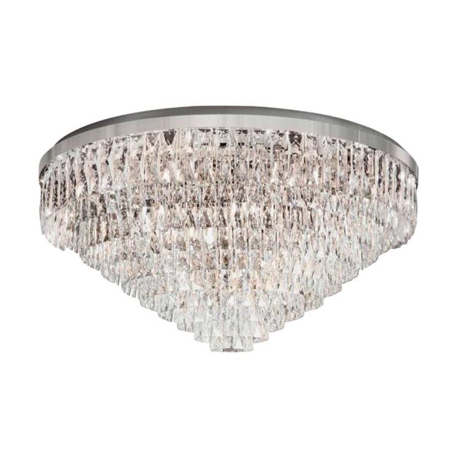 Valparaiso Chrome & Crystal 25 Light Ceiling Light by Eglo