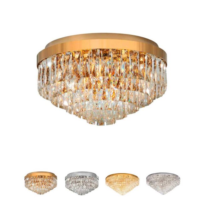 Valparaiso Crystal Ceiling Light by Eglo