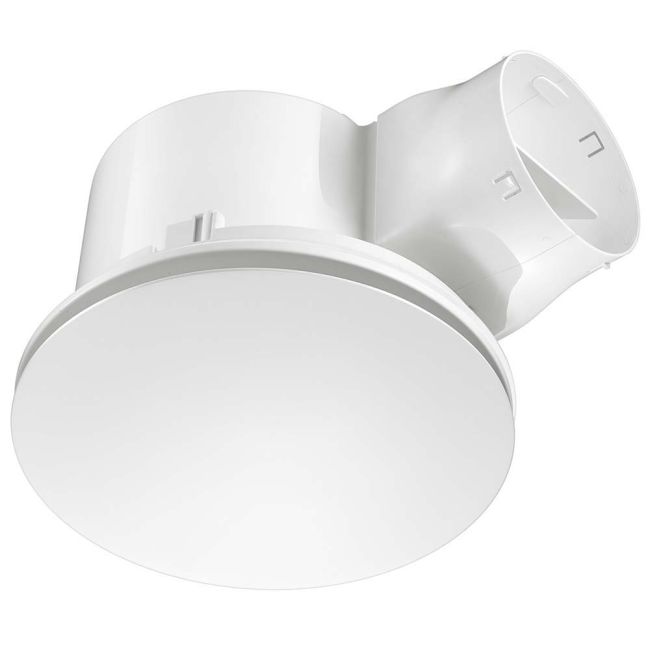 Ventair Airbus 300 Industrial Strength Airflow Premium Quality Side Ducted Round Extra Low Profile Exhaust Fan in White
