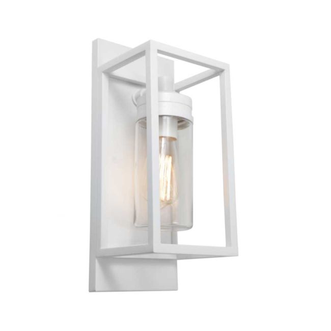 White Cougar Lighting Bryant LED Exterior Wall Light