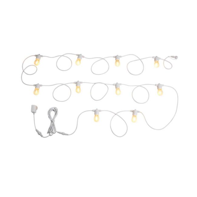 White Festoon 2 10 DIY Fixed 2700K Lights by Eglo