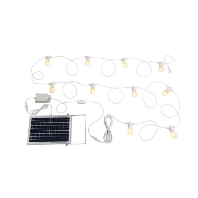 White Festoon 2 10 DIY Fixed 2700K Solar Lights by Eglo