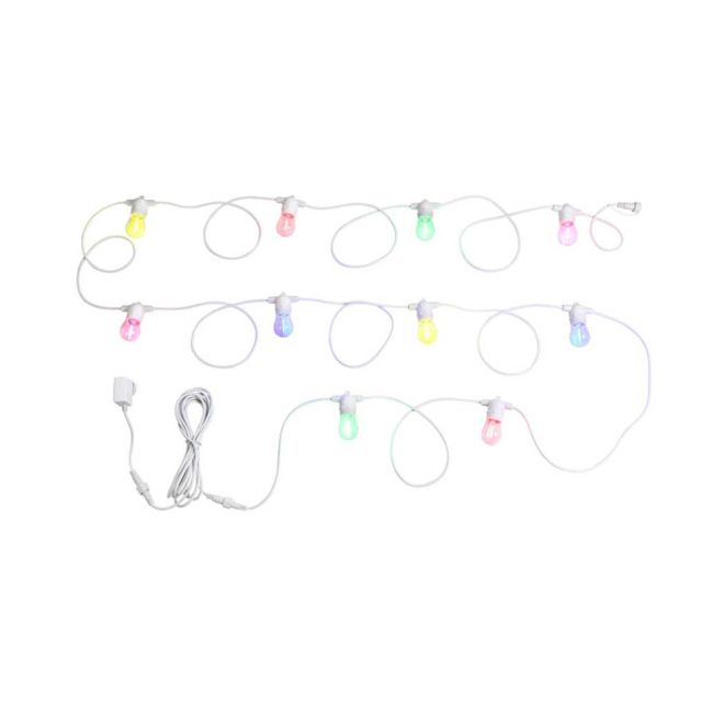 White Festoon 2 10 DIY Fixed Multi-Coloured Lights by Eglo