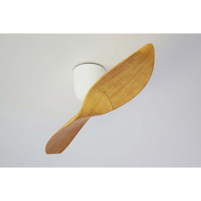 Aeratron AE2+ 50" DC 2 Blade Ceiling Fan with Remote Control White and Light Woodgrain PL250WTL