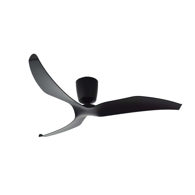 Aeratron FR 50" DC Ceiling Fan with Remote Control Black FR350BLK