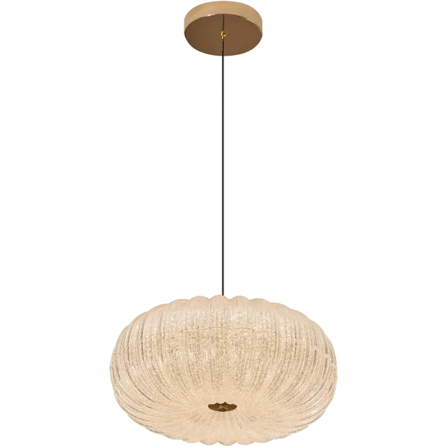 Calibo Allure Crystalline 400mm Pendant Light in Gold & Crystal