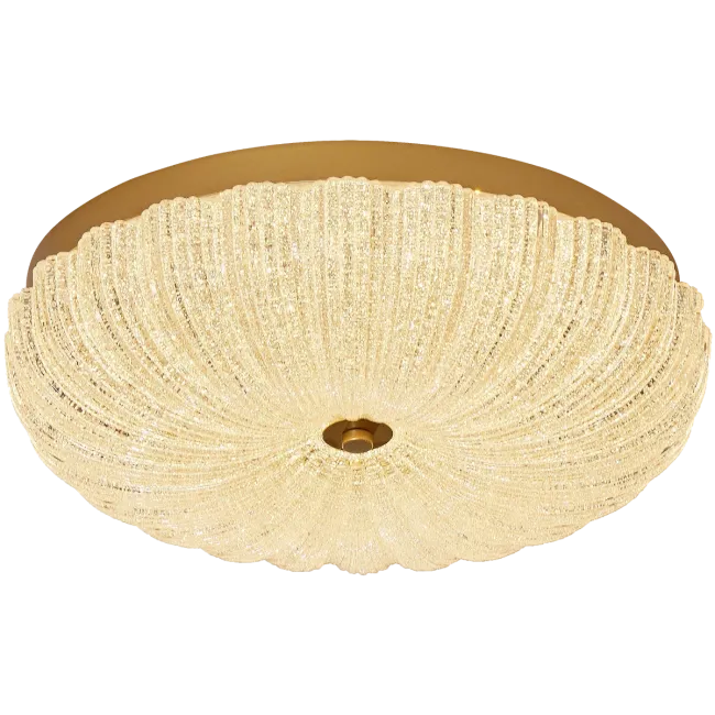 Calibo Allure Crystalline 400mm Ceiling Light in Gold & Crystal