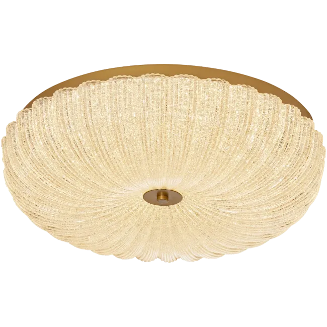 Calibo Allure Crystalline 500mm Ceiling Light in Gold & Crystal