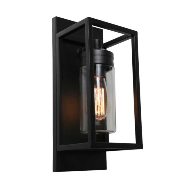 Black Cougar Lighting Bryant LED Exterior Wall Light