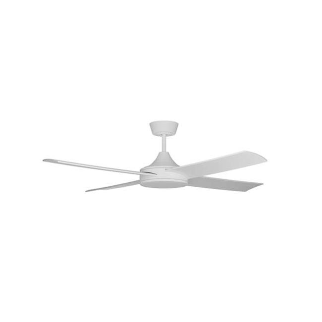 Breeze Silent DC 48" Ceiling Fan with Remote Control White by Airborne BDC-448-WH