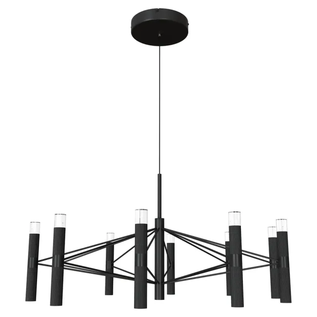 Calibo Aeris Fluted 10 Light LED Pendant AER-10PN-80-80W-XX