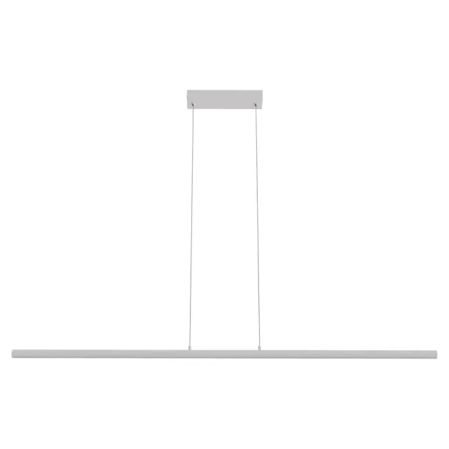 Calibo Aeris Fluted 1500mm LED Linear Pendant Light in White AER-150LN-52W-WH