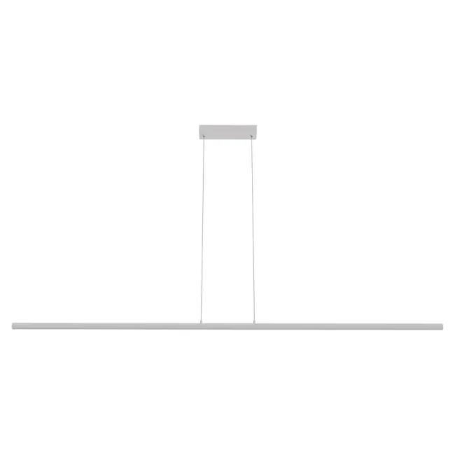 Calibo Aeris Fluted 2000mm LED Linear Pendant Light in White AER-200LN-62W-WH