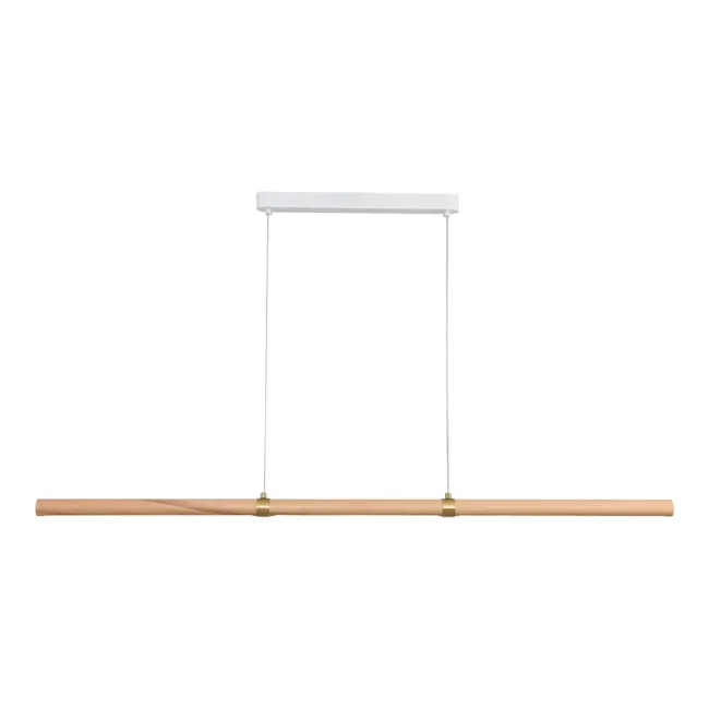 Calibo Aquila 1500mm Linear Pendant Light in White & Ash AQU-150LN-24W-ASH