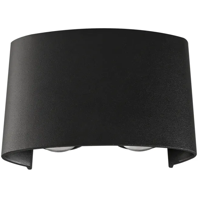 Calibo Bold 120mm 2 Light Exterior Light in Black BOL-4EX-4W-BK