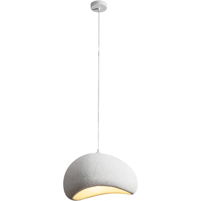 Calibo Cardinal Wabi Sabi Small Pendant Light CAR-1PN-40-E27-WH