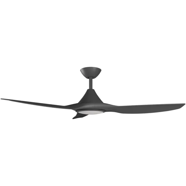 Calibo Cloudfan 52" DC Smart Ceiling Fan and LED Light in Black CFT-352B-BK-L