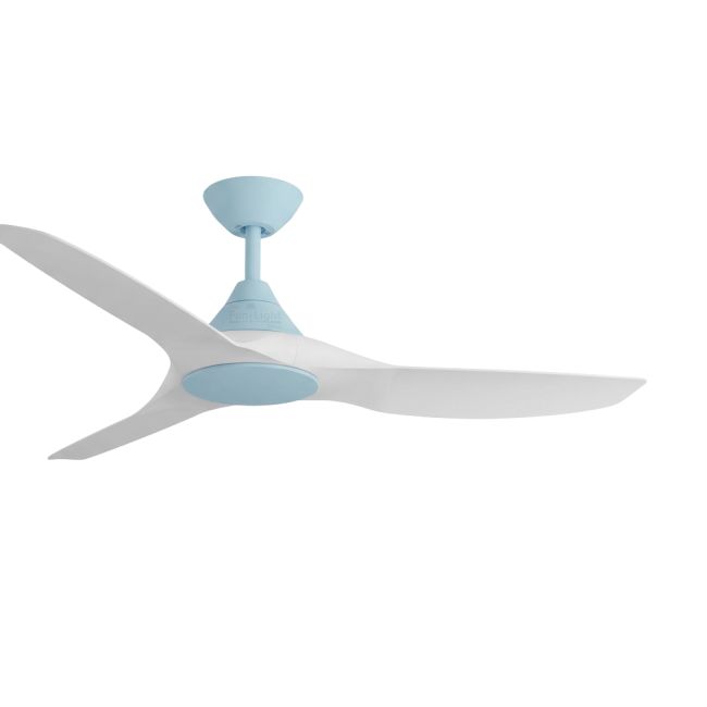 Calibo Cloudfan 52" DC Smart Ceiling Fan in Pastel Blue & White CFT-352be-wh