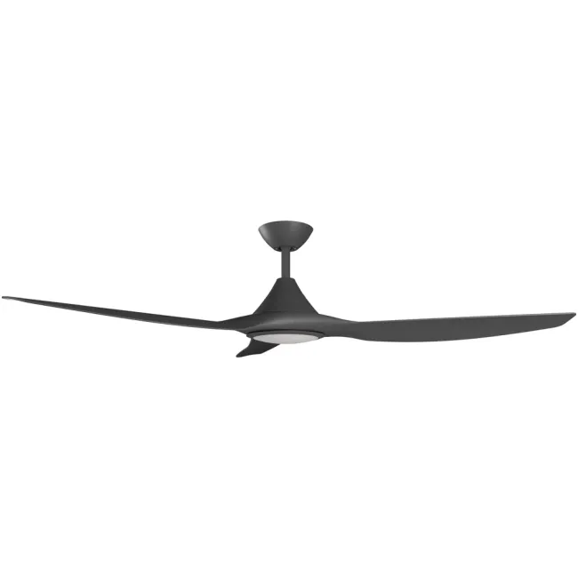 Calibo Cloudfan 60" DC Smart Ceiling Fan and LED Light in Black CFT-360B-BK-L