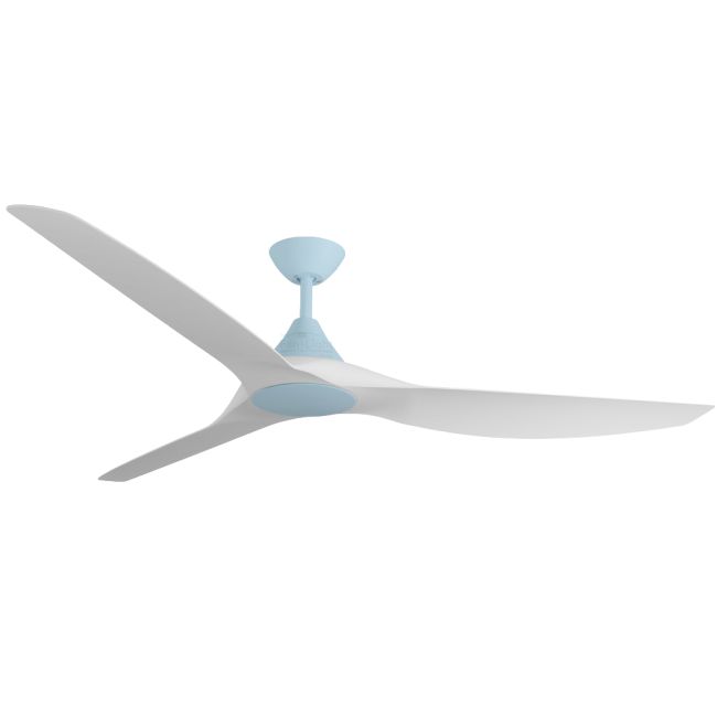 Calibo Cloudfan 72" DC Smart Ceiling Fan in Pastel Blue & White CFT-372be-wh