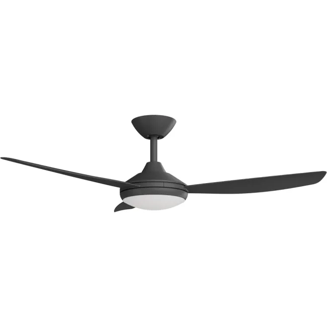 Calibo Condor 48" DC Smart Ceiling Fan and LED Light in Black CON-348B-BK-L