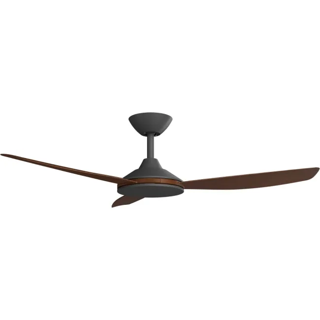 Calibo Condor 48" DC Smart Ceiling Fan in Black & Koa CON-348B-KO