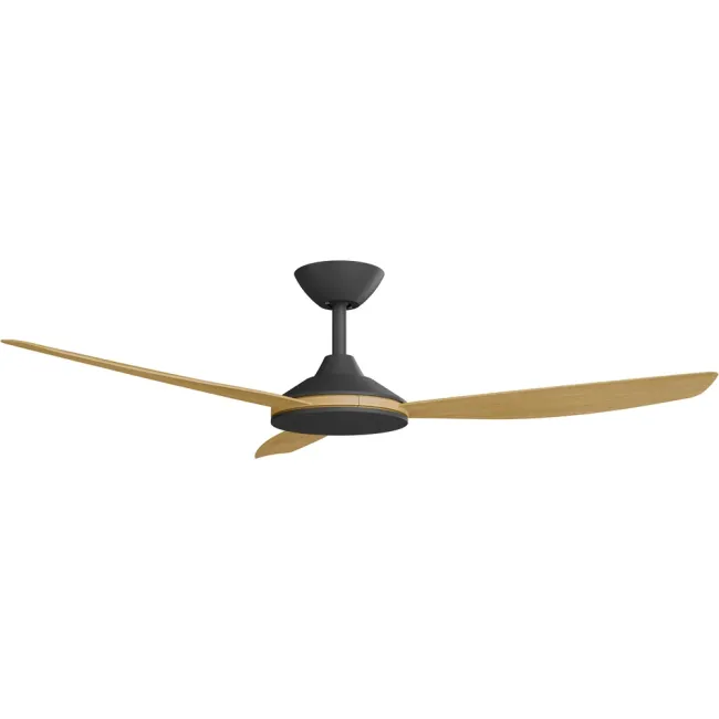 Calibo Condor 52" DC Smart Ceiling Fan in Black & Bamboo CON-352B-BA