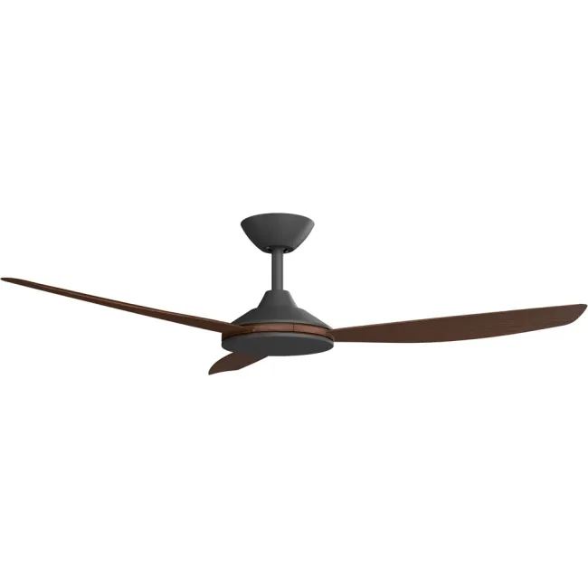 Calibo Condor 52" DC Smart Ceiling Fan in Black & Koa CON-352B-KO