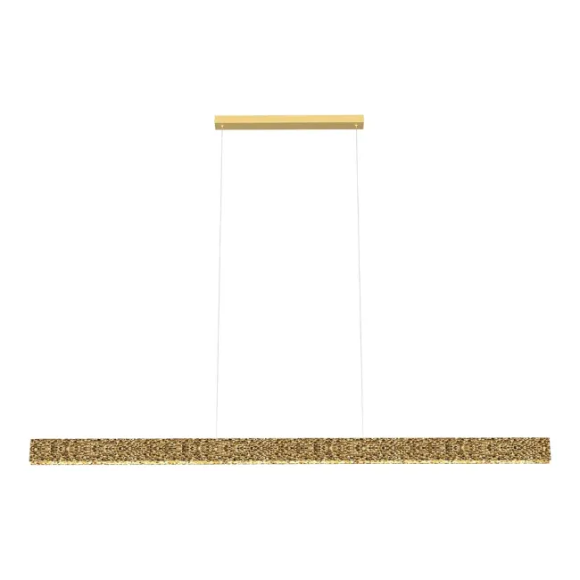 Calibo Couas 2000mm Linear Pendant Light in Gold COU-200LN-40W-GD