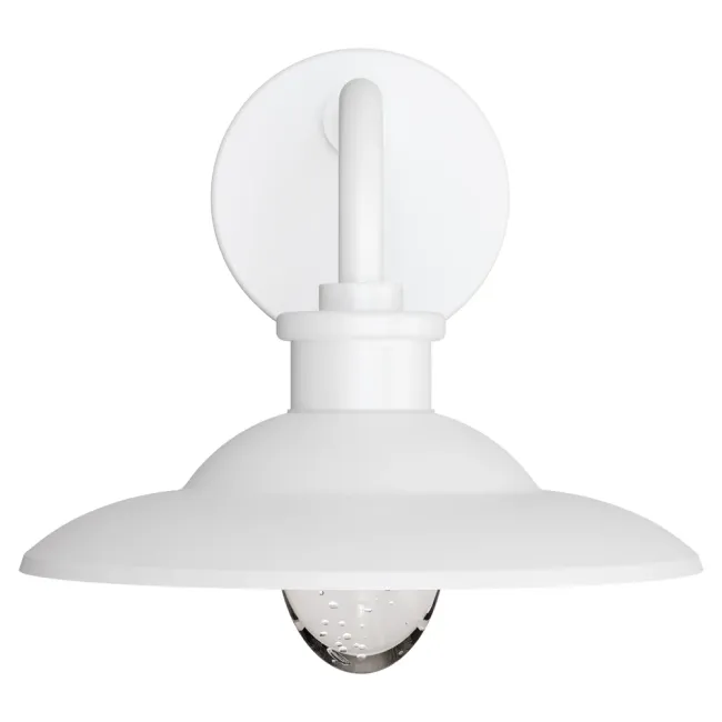 Calibo Cuscus Bubble Glass LED Exterior Wall Light in White CUS-1EX-5W-WH
