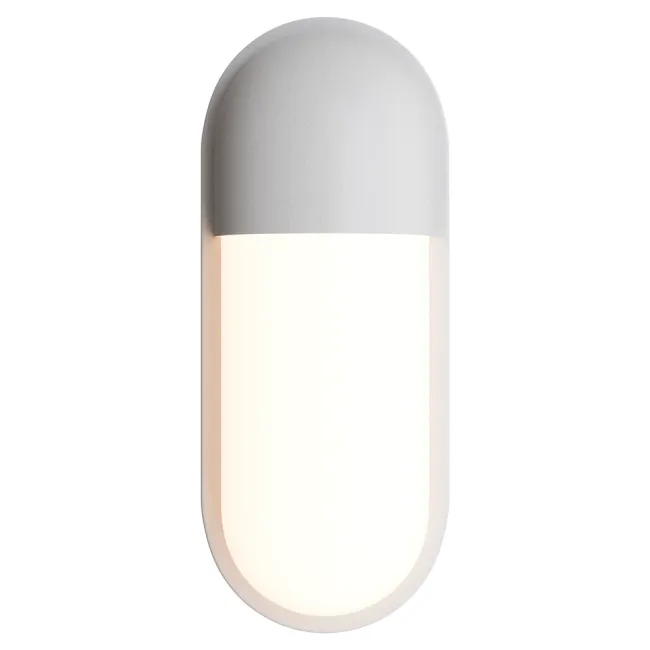 Calibo Drift Bunker CCT LED Exterior Wall Light in White DRI-1EX-10W-WH