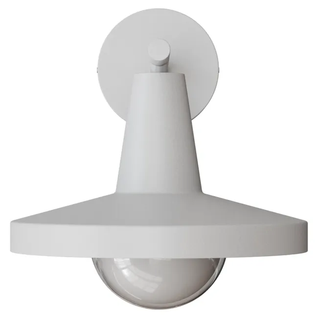Calibo Eyrie Hampton Coach Exterior Wall Light in White EYR-1EX-E27-WH
