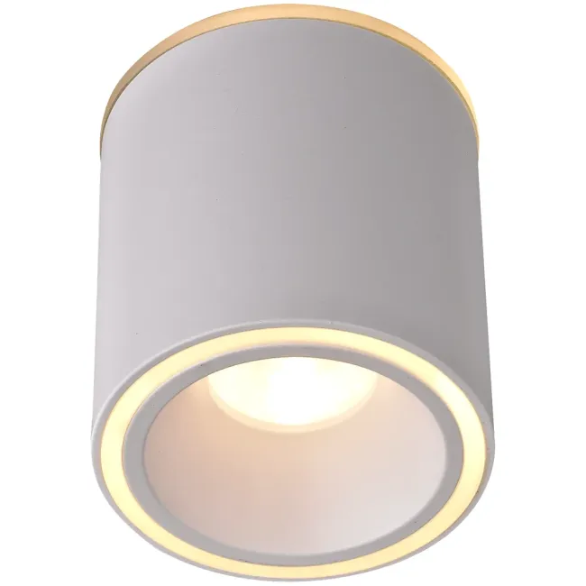 Calibo Glider 100mm Surface Mounted LED Downlight in White GLI-10CT-13W-WH