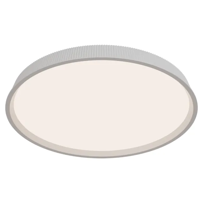 Calibo Kinglet Ribbed 630mm LED Close to Ceiling Light in Black KIN-63CL-75W-WH