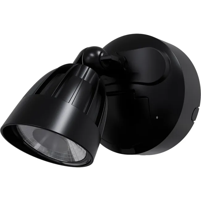 Calibo Nighthawk 1 Light Exterior Sensor Spotlight in Black NIG-1SL-15W-BK-S