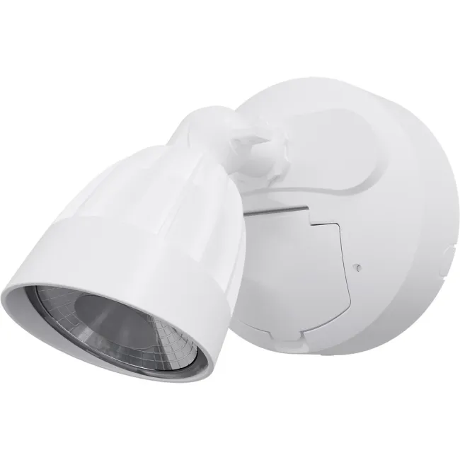 Calibo Nighthawk 1 Light Exterior Sensor Spotlight in White NIG-1SL-15W-WH-S