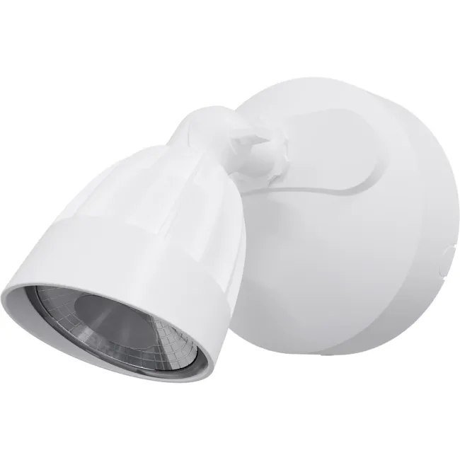 Calibo Nighthawk 1 Light Exterior Spotlight in White NIG-1SL-15W-WH