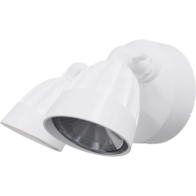 Calibo Nighthawk 2 Light Exterior Spotlight in White NIG-2SL-30W-WH