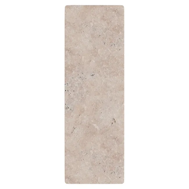 Calibo Orville Rectangle CCT LED Backlit 300mm Wall Light in Natural Travertine ORV-30WLS-7W-TT