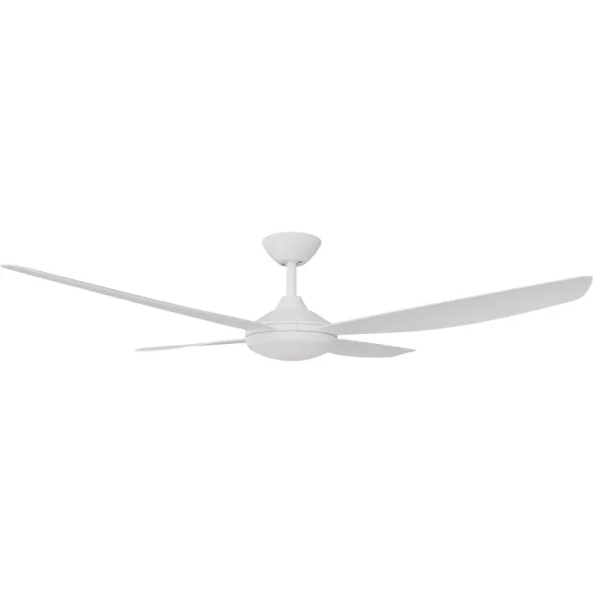 Calibo Vanga 56" DC Ceiling Fan and LED Light in White VAN-456W-WH-L