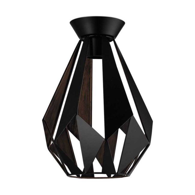Carlton 1 Black and Copper DIY Batten Fix by Eglo