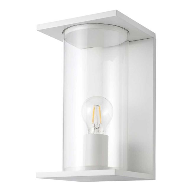 Cascinetta White Exterior Wall Light by Eglo