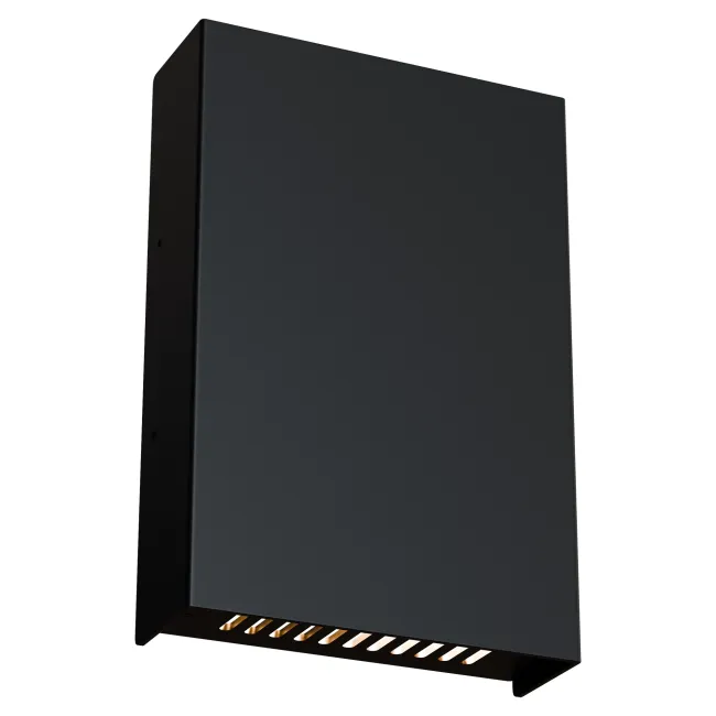 Calibo Cotinga Multi Lens Up and Down CCT Exterior Wall Light in Black