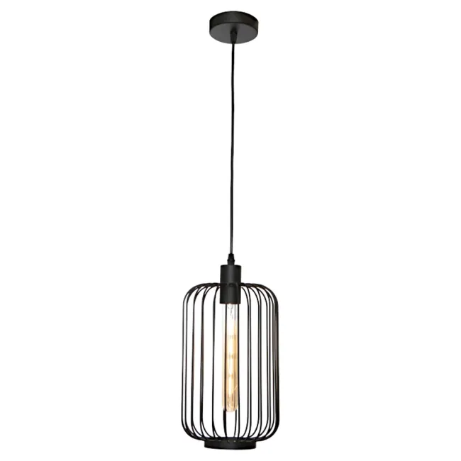 Cougar Lighting Kurton Pendant Light in Black KURT1PBLK