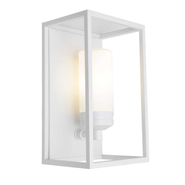 Cougar Lighting Liam Exterior Wall Light in White
