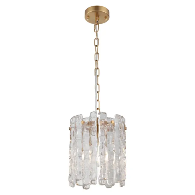 Cougar Lighting Riviera 1 Light Pendant Light in Gold RIVI1PGLD